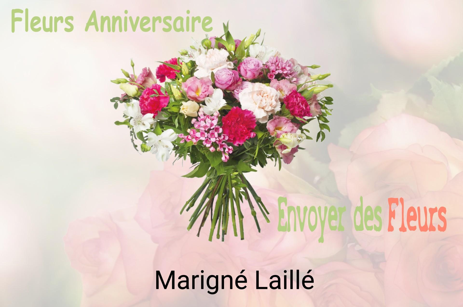 Bouquet de fleurs d’anniversaire livré à Marigné-Laillé